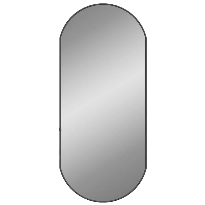 Load image into Gallery viewer, Vidaxl wandspiegel 80x35 cm ovaal zwart
