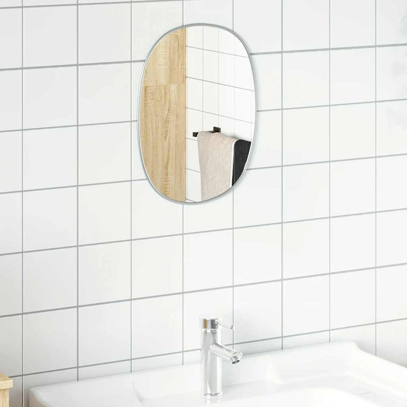 Load image into Gallery viewer, Vidaxl wandspiegel 30x25 cm zilverkleurig
