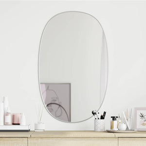 Vidaxl wandspiegel 70x45 cm zilverkleurig