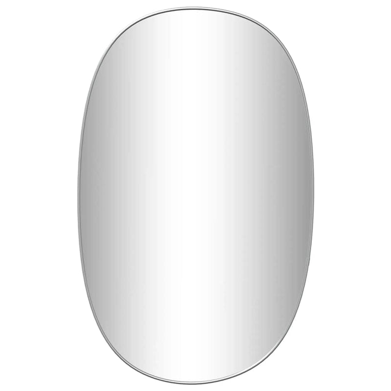 Load image into Gallery viewer, Vidaxl wandspiegel 80x50 cm zilverkleurig
