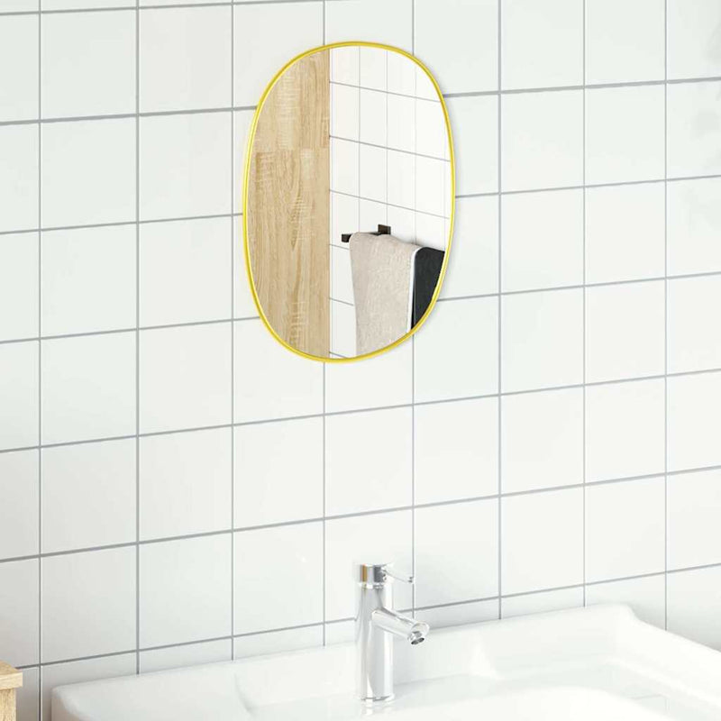 Load image into Gallery viewer, Vidaxl wandspiegel 30x25 cm goudkleurig

