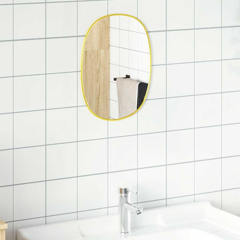 Load image into Gallery viewer, Vidaxl wandspiegel 40x30 cm goudkleurig
