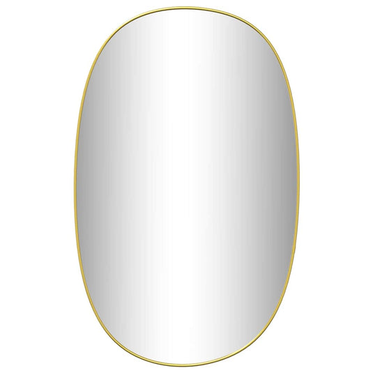 Vidaxl wandspiegel 70x45 cm goudkleurig