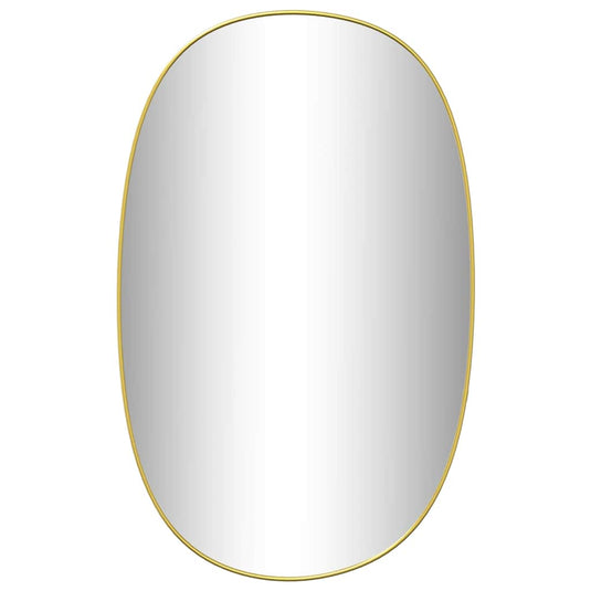 Vidaxl wandspiegel 80x50 cm goudkleurig