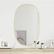 Vidaxl wandspiegel 80x50 cm goudkleurig