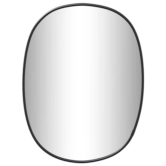 Vidaxl wandspiegel 30x25 cm zwart