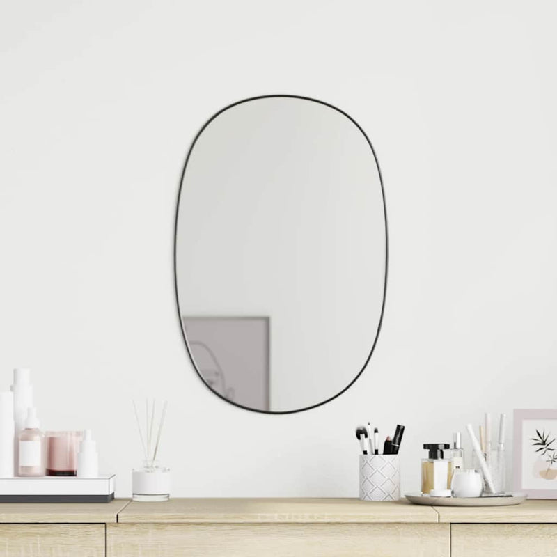 Load image into Gallery viewer, Vidaxl wandspiegel 60x40 cm zwart
