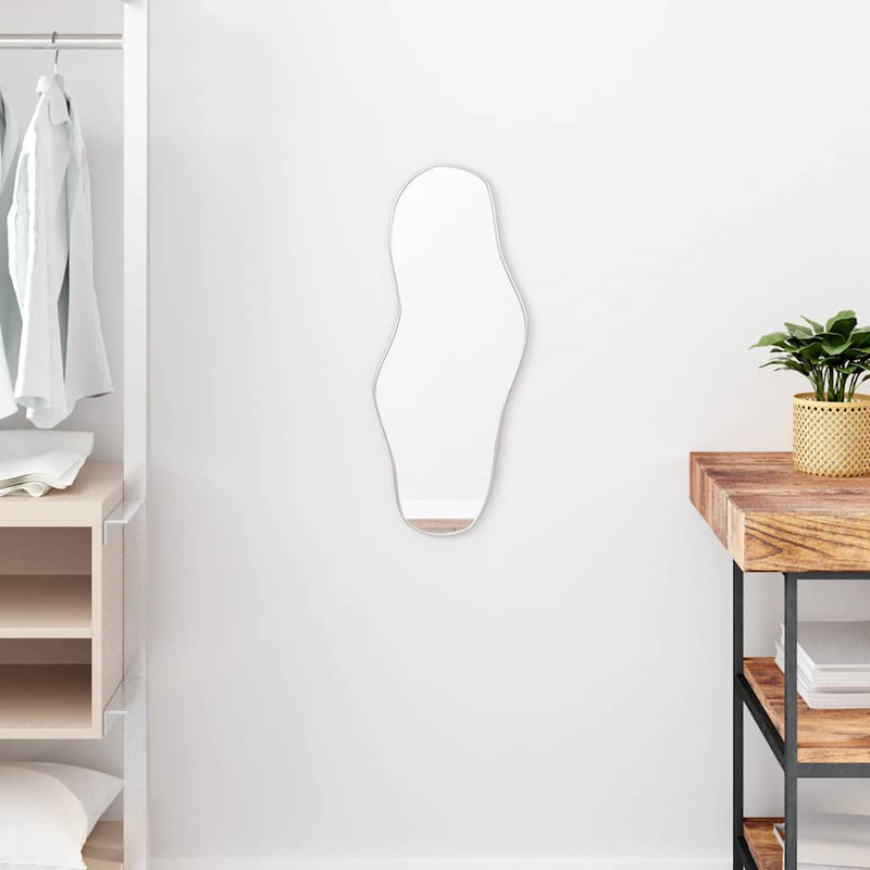 Load image into Gallery viewer, Vidaxl wandspiegel 60x25 cm zilverkleurig
