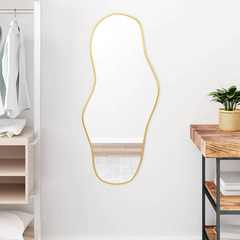 Load image into Gallery viewer, Vidaxl wandspiegel 100x45 cm goudkleurig
