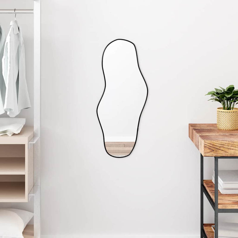 Load image into Gallery viewer, Vidaxl wandspiegel 70x30 cm zwart
