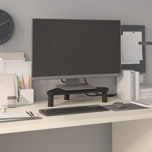 Vidaxl monitorstandaard hoek 49x28x10,5 cm zwart