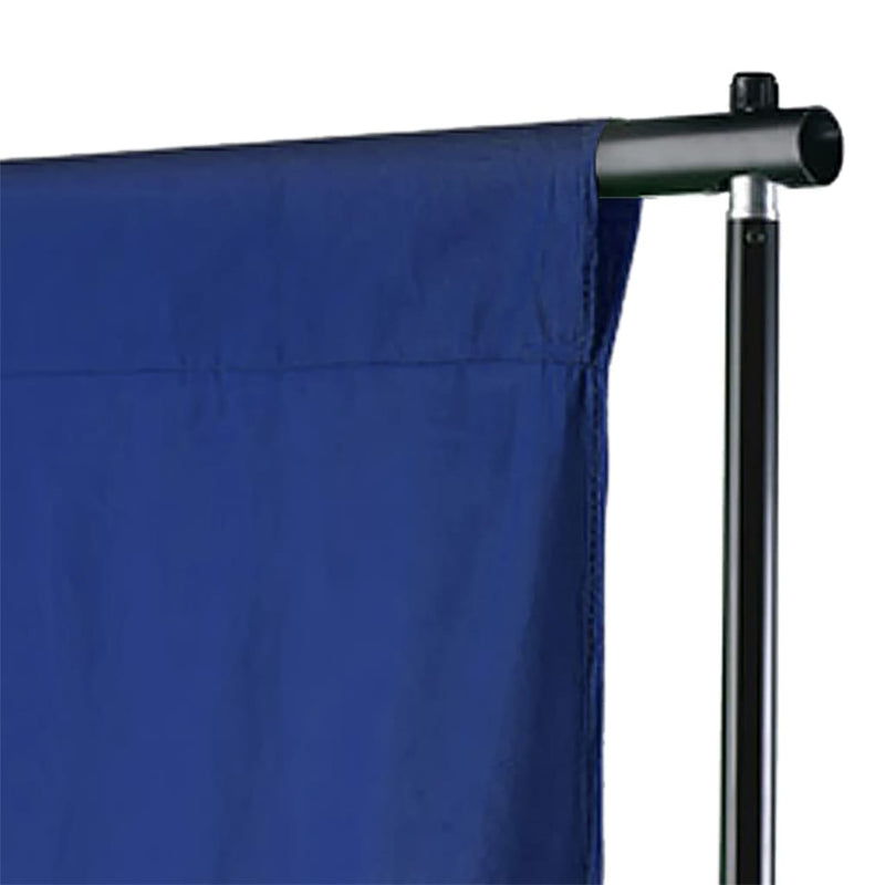 Load image into Gallery viewer, Vidaxl achtergrond zonder standaard chromakey 600x300 cm katoen blauw
