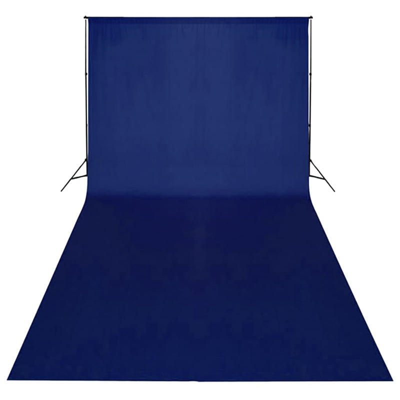 Load image into Gallery viewer, Vidaxl achtergrond zonder standaard chromakey 600x300 cm katoen blauw
