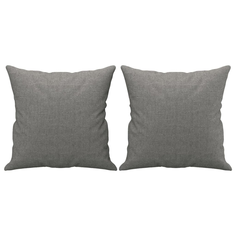 Load image into Gallery viewer, Vidaxl sierkussens 2 st 40x40 cm stof donkergrijs
