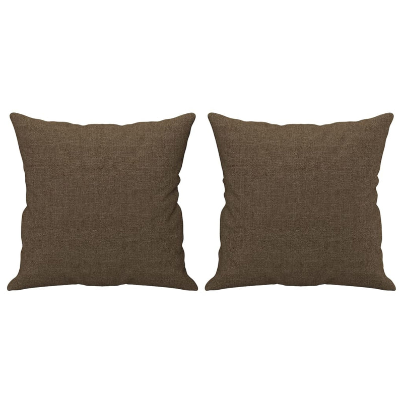 Load image into Gallery viewer, Vidaxl sierkussens 2 st 40x40 cm stof bruin
