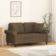 Vidaxl sierkussens 2 st 40x40 cm stof bruin