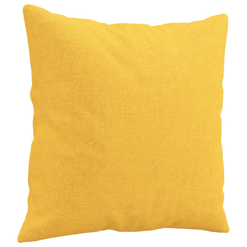 Load image into Gallery viewer, Vidaxl sierkussens 2 st 40x40 cm stof lichtgeel
