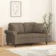 Vidaxl sierkussens 2 st 40x40 cm stof taupe