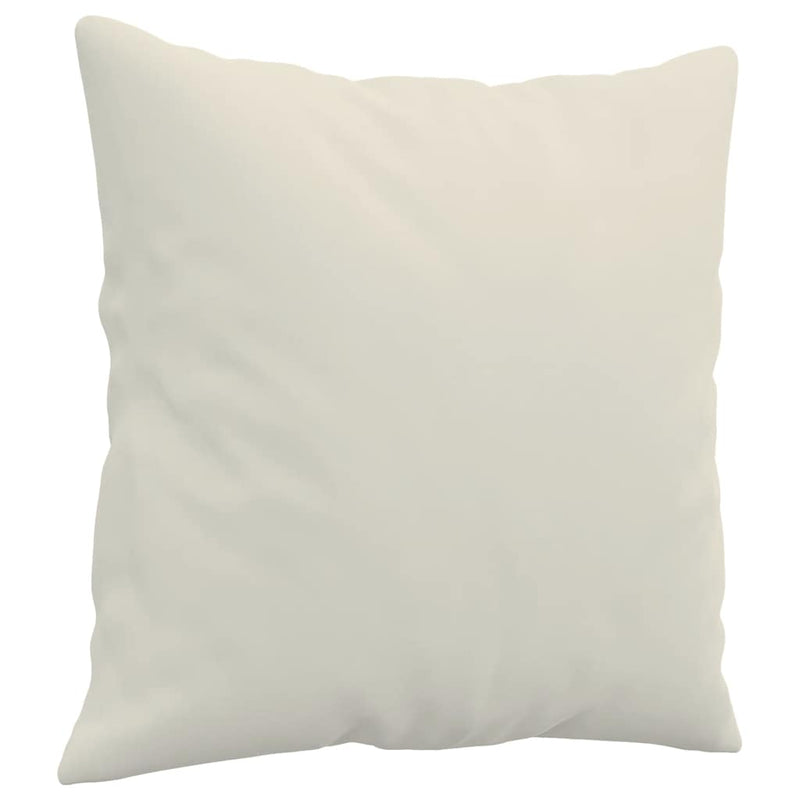Load image into Gallery viewer, Vidaxl sierkussens 2 st 40x40 cm fluweel crèmekleurig
