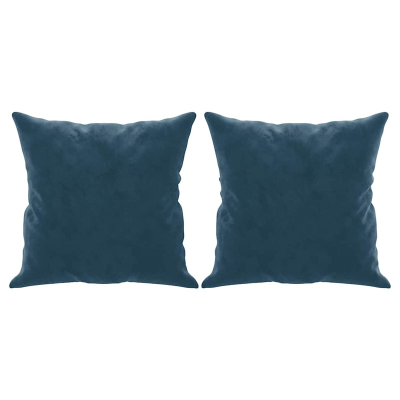 Load image into Gallery viewer, Vidaxl sierkussens 2 st 40x40 cm fluweel blauw
