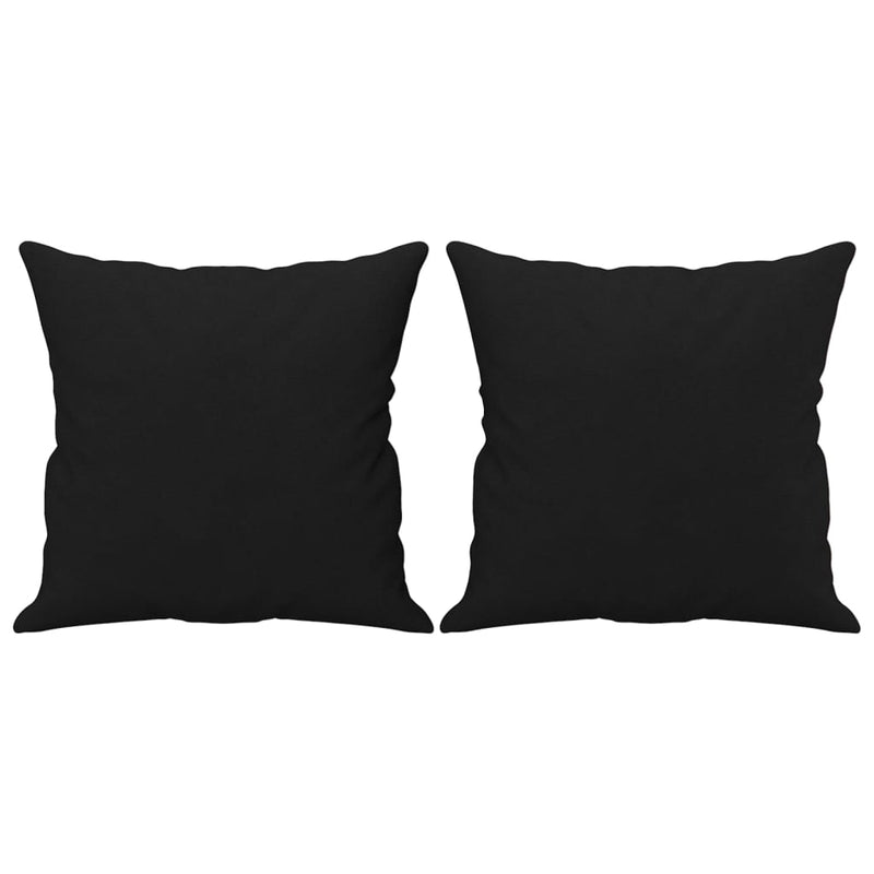 Load image into Gallery viewer, Vidaxl sierkussens 2 st 40x40 cm microvezelstof zwart
