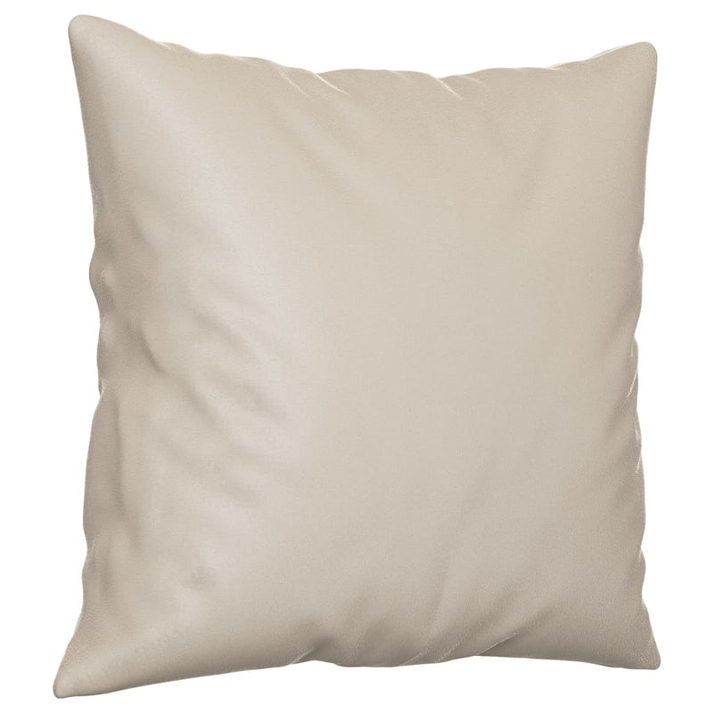 Load image into Gallery viewer, Vidaxl sierkussens 2 st 40x40 cm microvezelstof crèmekleurig
