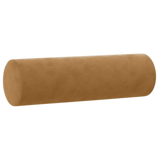 Vidaxl sierkussens 2 st 15x50 cm fluweel bruin