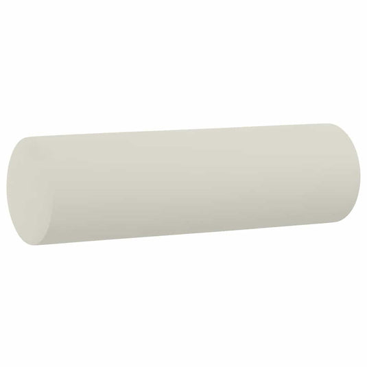Vidaxl sierkussens 2 st 15x50 cm fluweel crèmekleurig