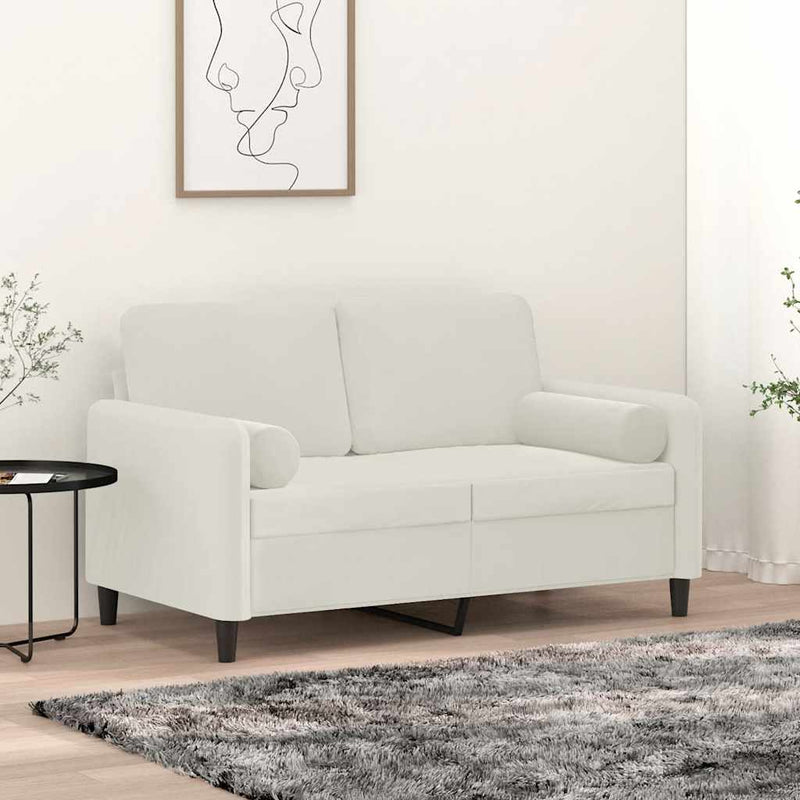 Afbeelding laden in galerijviewer, Vidaxl sierkussens 2 st 15x50 cm fluweel crèmekleurig
