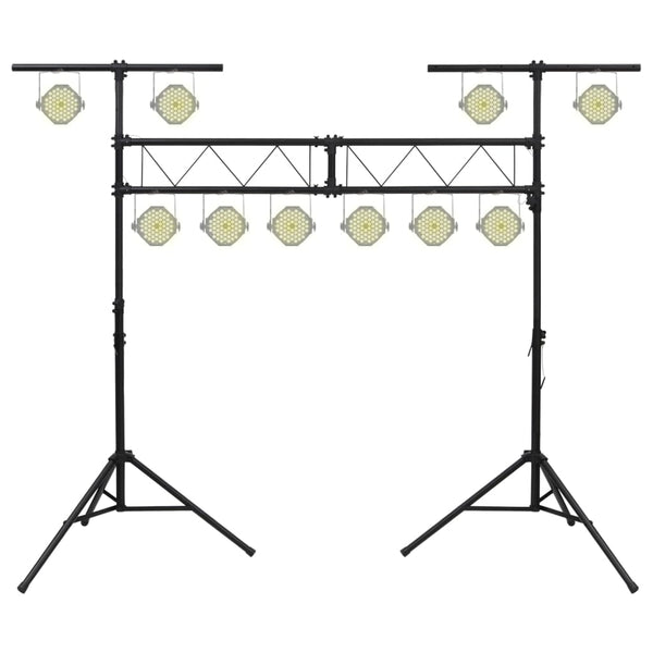 Vidaxl lichtstatief 338x115x(180-300) cm staal