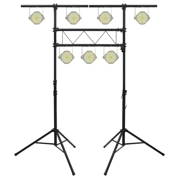 Vidaxl lichtstatief 238x115x(180-300) cm staal