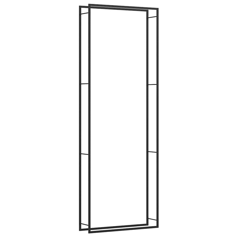 Load image into Gallery viewer, Vidaxl haardhoutrek 110x28x312 cm staal matzwart
