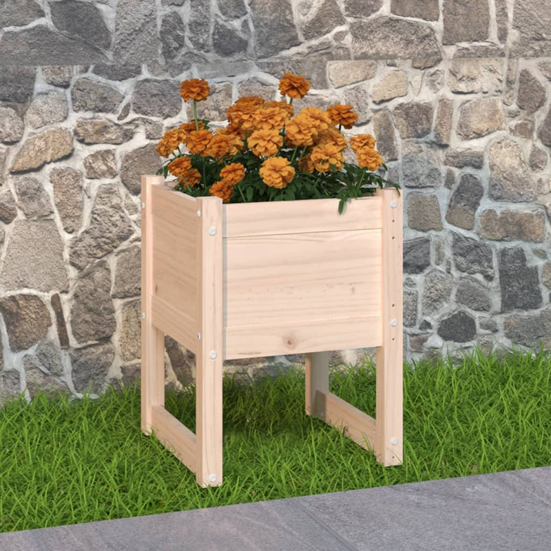 Load image into Gallery viewer, Vidaxl plantenbak 40x40x52,5 cm massief grenenhout
