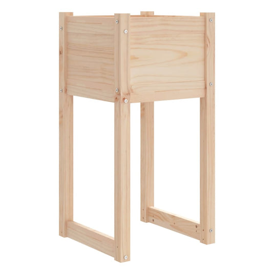 Vidaxl plantenbak 40x40x81 cm massief grenenhout