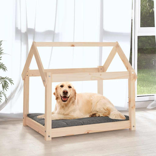 VidaXL Hondenmand 81x60x70 cm massief grenenhout