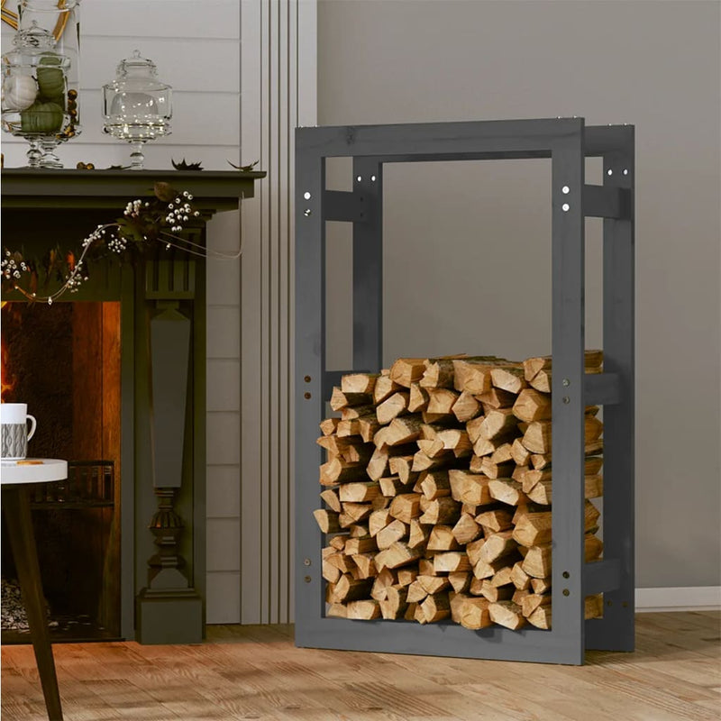 Load image into Gallery viewer, Vidaxl haardhoutrek 60 x 25 x 100 cm massief grenenhout grijs
