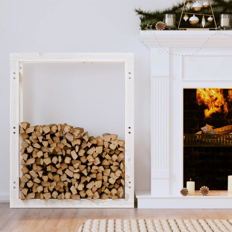 Load image into Gallery viewer, Vidaxl haardhoutrek 80x25x100 cm massief grenenhout wit
