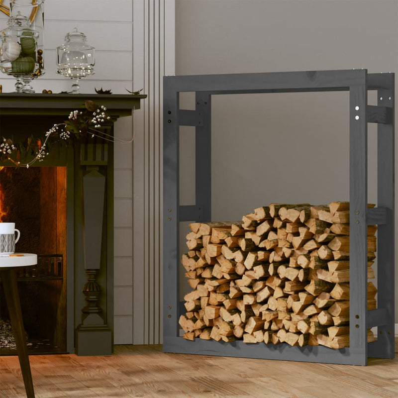 Load image into Gallery viewer, Vidaxl haardhoutrek 80x25x100 cm massief grenenhout grijs
