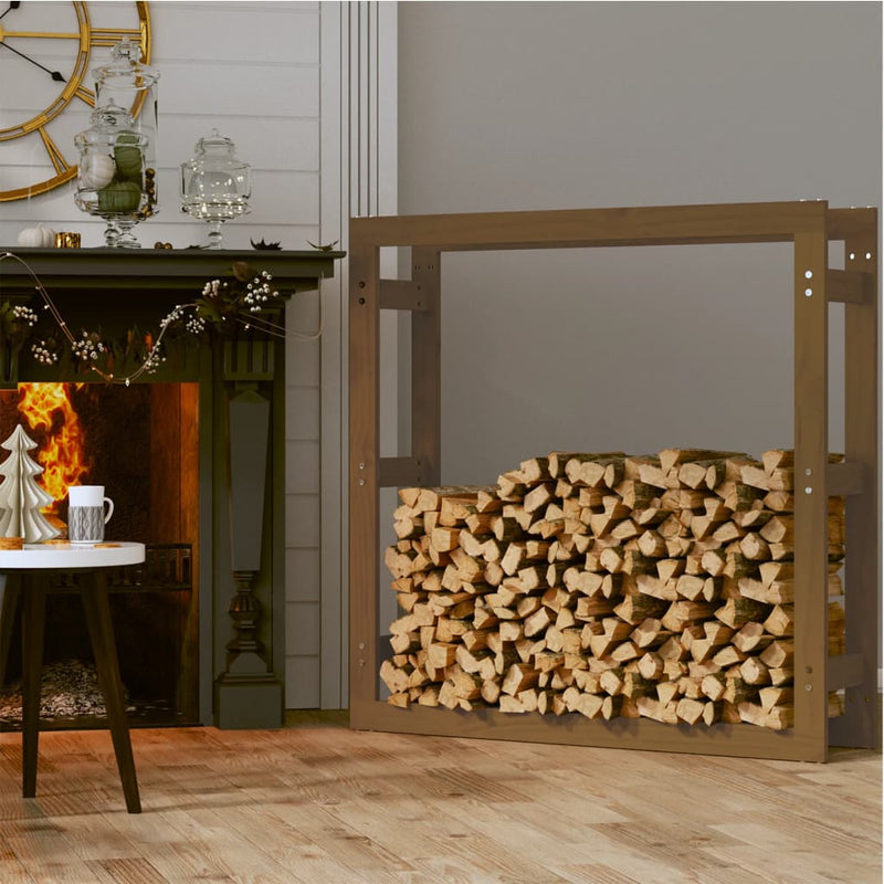 Load image into Gallery viewer, Vidaxl haardhoutrek 100x25x100 cm massief grenenhout honingbruin

