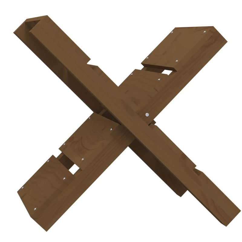 Load image into Gallery viewer, Vidaxl houtblokhouder 47x39,5x48 cm massief grenenhout honingbruin
