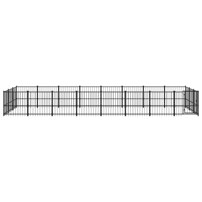 Load image into Gallery viewer, VidaXL Hondenkennel voor buiten 22,58 m² staal
