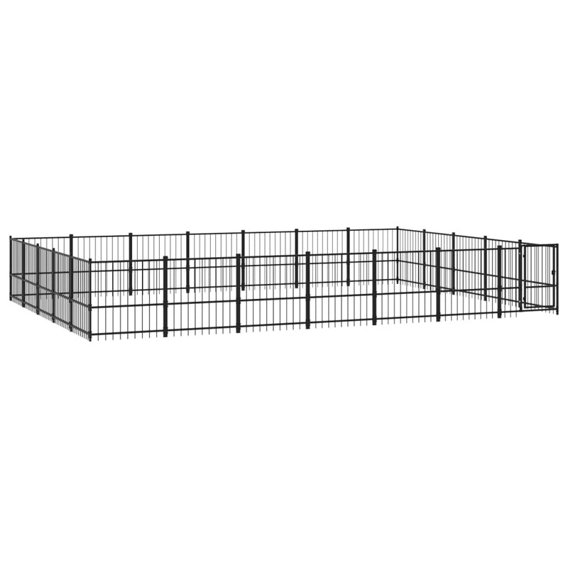 Load image into Gallery viewer, VidaXL Hondenkennel voor buiten 32,93 m² staal

