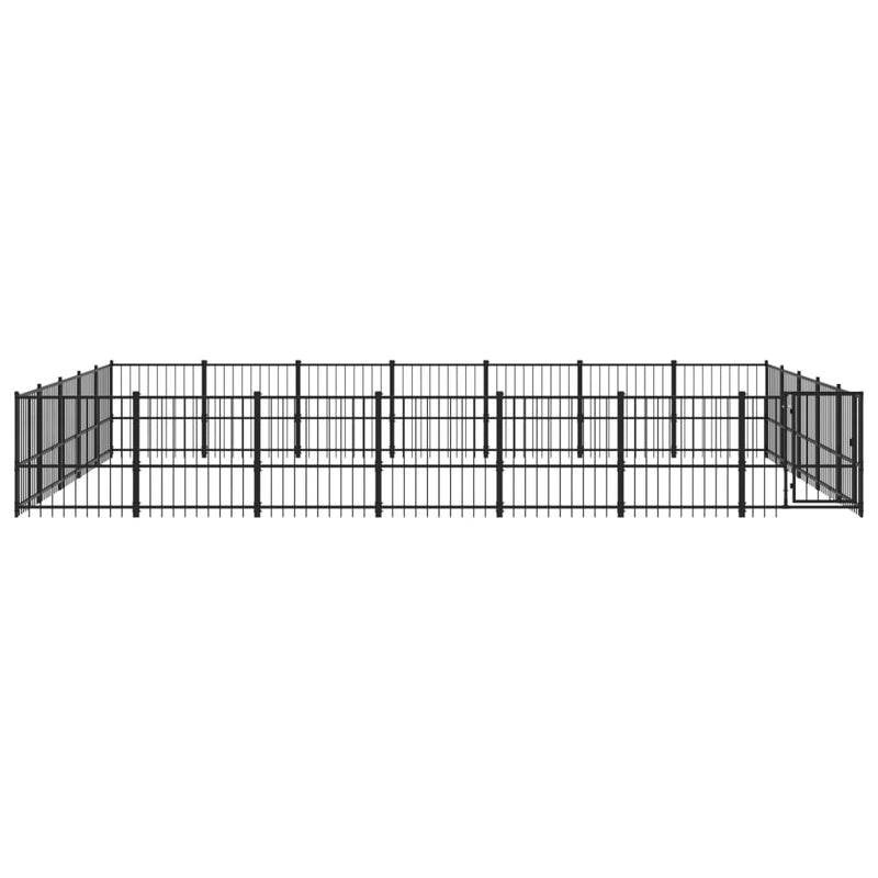Load image into Gallery viewer, VidaXL Hondenkennel voor buiten 32,93 m² staal
