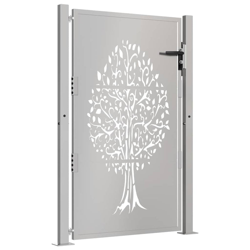 Load image into Gallery viewer, Vidaxl poort 100x150 cm boomontwerp cortenstaal
