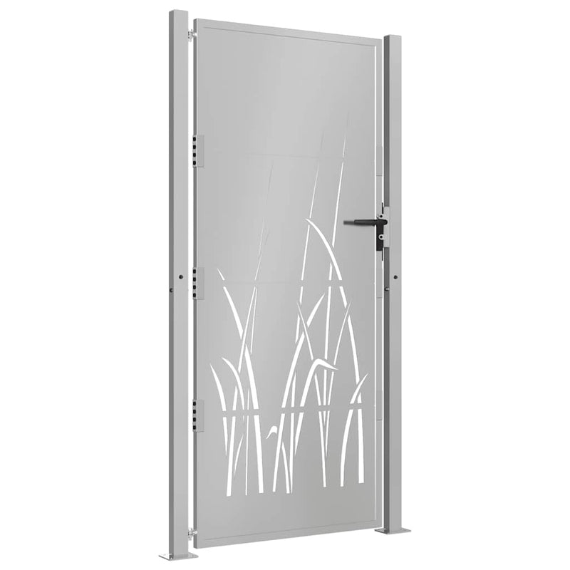 Load image into Gallery viewer, Vidaxl poort grasontwerp 100x200 cm cortenstaal
