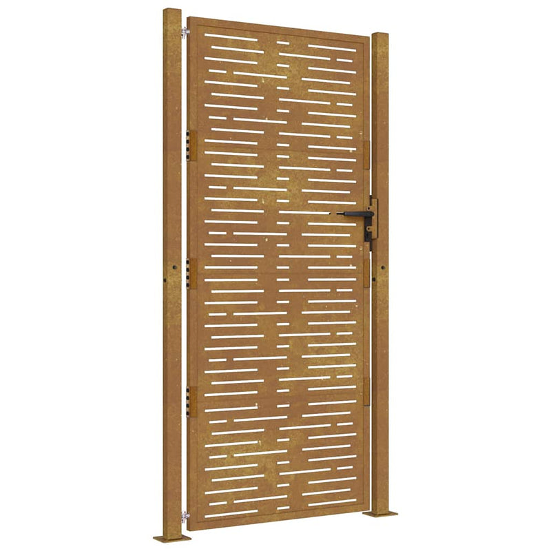 Load image into Gallery viewer, Vidaxl poort 100x175 cm vierkant cortenstaal
