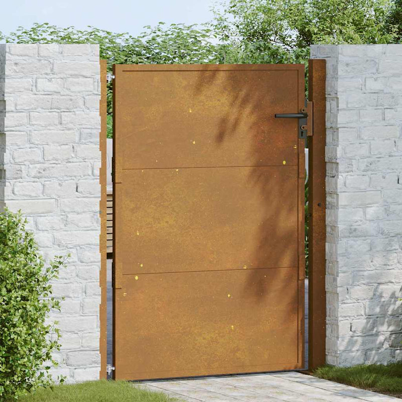 Load image into Gallery viewer, Vidaxl poort 100x125 cm cortenstaal
