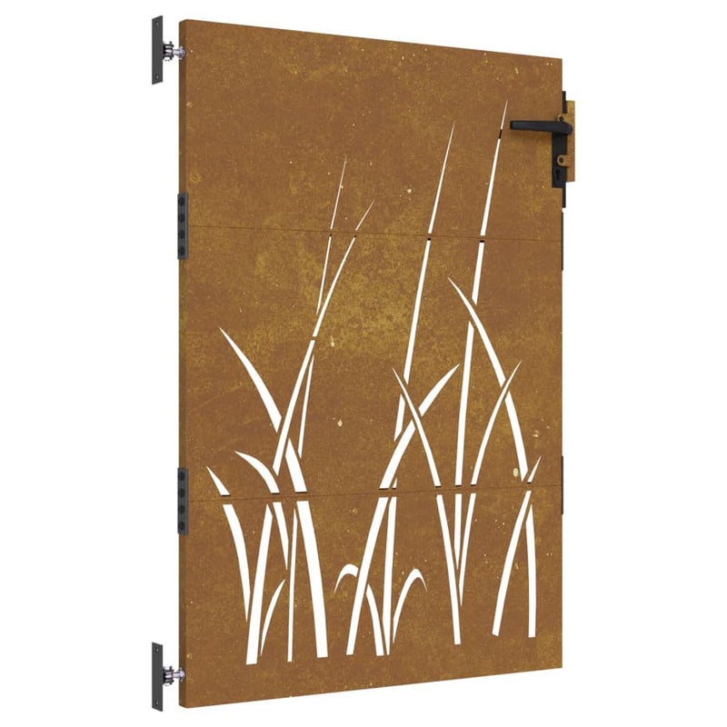 Load image into Gallery viewer, Vidaxl poort 85x150 cm grasontwerp cortenstaal

