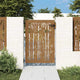 Vidaxl poort 85x125 cm bamboe-ontwerp cortenstaal