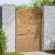Vidaxl tuinpoort 85 x 150 cm poedergecoat staal zwart vergrendelbaar
